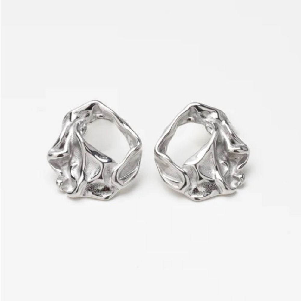 Textured geo Earrings #1500
